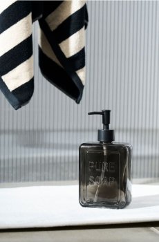 Дозатор для мила - темно-сірий