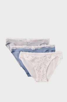 Женские трусики (3 шт) Разноцветный XS womensecret 4934530
