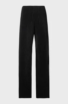 Женские черные плиссированные брюки Pull On Черный XS Calvin Klein LV044A200G