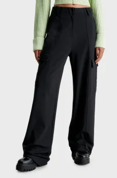 Женские черные карго HIGH RISE MILANO UTILITY Черный M Calvin Klein Jeans J20J222605