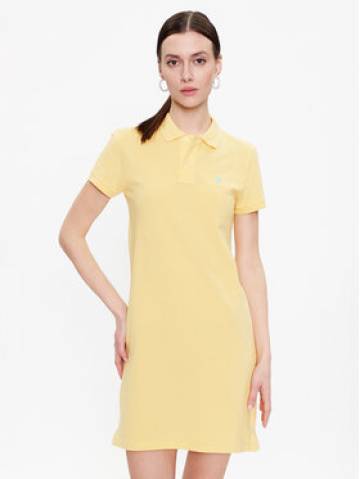 Polo Ralph Lauren Повсякденна сукня 211799490010 Жовтий Regular Fit Polo Ralph Lauren Повсякденна сукня 211799490010 Жовтий Regular Fit