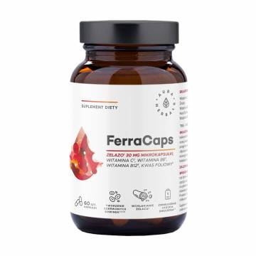Железо Aura Herbals FerraCaps Iron 30 мг, 60 капсул Железо Aura Herbals FerraCaps Iron 30 мг, 60 капсул