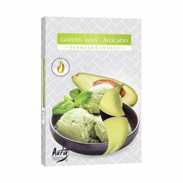 Ароматическая свеча Bispol Scented Candle Garden Mint And Avocado, 6 шт (p15-353 a6) Ароматическая свеча Bispol Scented Candle Garden Mint And Avocado, 6 шт (p15-353 a6)