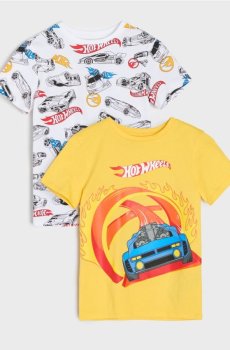 Футболки, упаковка 2 шт. Hot Wheels - різнобарвний