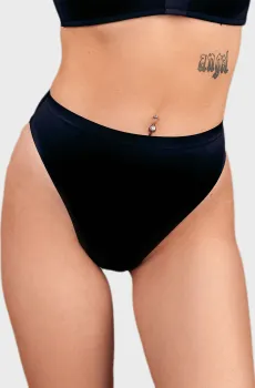 Женские черные трусики Черный M brabrabra SLZ24202302