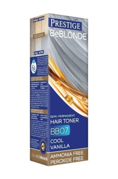 Безаммиачный оттеночный бальзам для волос Vips Prestige BeBlond Semi-Permanent Hair Toner BB07 Cool Vanilla, 100 мл