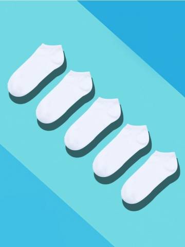 Шкарпетки, 5 пар - білий
