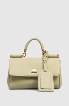 Зеленая кожаная сумка My Sicily