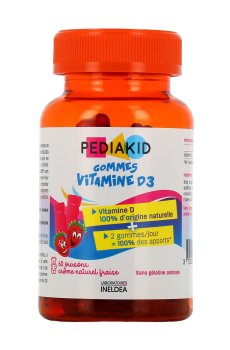 Витамин Д3 для детей Pediakid Gommes Vitamin D3, 60 жевательных конфет