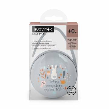 Футляр для пустышки Suavinex Wonderland голубой, с рождения (308734) Футляр для пустышки Suavinex Wonderland голубой, с рождения (308734)