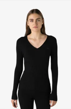 Женский черный свитер Черный 42 Lacoste AF225050S