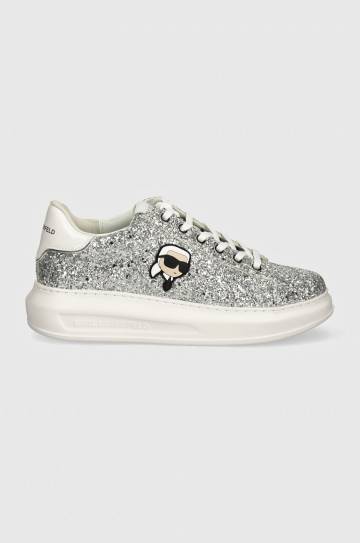 Кроссовки Karl Lagerfeld KAPRI цвет серебрянный KL62573N Кроссовки Karl Lagerfeld KAPRI цвет серебрянный KL62573N