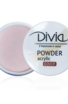 Акриловая пудра для ногтей Divia Acrylic Powder Cover Камуфлирующая, AC16 Ballet Slipper Shimmer, 18 г