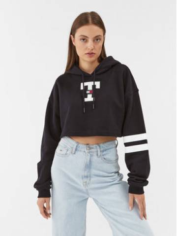 Tommy Jeans Світшот Letterman Flag DW0DW16122 Cиній Relaxed Fit Tommy Jeans Світшот Letterman Flag DW0DW16122 Cиній Relaxed Fit