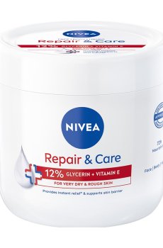 Крем для лица, тела и рук NIVEA Repair & Care Восстановление и уход, для очень сухой и огрубевшей кожи, 400 мл