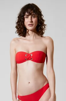 Женский красный лиф от купальника LOLA Красный S Etam 6516890