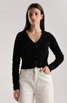 Calvin Klein Jeans Women Alphanumeric Printed V-Neck Sweaters