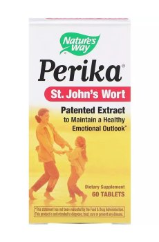 Экстракт зверобоя Natures Way Perika St. Johns Wort Patented Extract, 60 таблеток