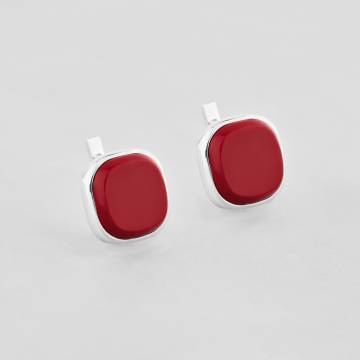 Серебряные серьги Minimal 1517-red Серебряные серьги Minimal 1517-red