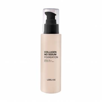 Тональная основа для лица Lebelage Collagen No Sebum Foundation, SPF 50+ PA+++, 13 Light Beige, 100 мл Тональная основа для лица Lebelage Collagen No Sebum Foundation, SPF 50+ PA+++, 13 Light Beige, 100 мл