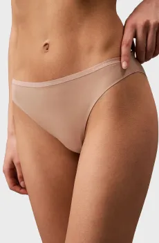 Женские бежевые трусики BIKINI Бежевый XS Calvin Klein LV00QF8253