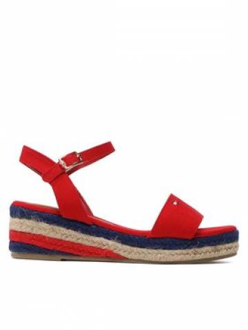Tommy Hilfiger Еспадрильї Rope Wedge T3A7-32778-0048 M Червоний Tommy Hilfiger Еспадрильї Rope Wedge T3A7-32778-0048 M Червоний