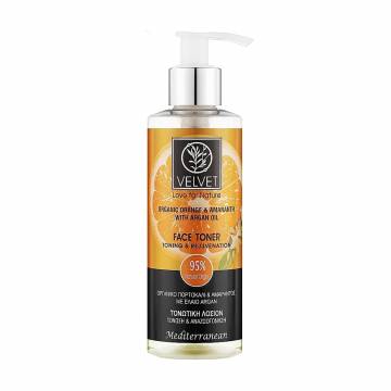 Тоник для лица Velvet Love for Nature Organic Orange & Amaranth Face Toner, 200 мл Тоник для лица Velvet Love for Nature Organic Orange & Amaranth Face Toner, 200 мл