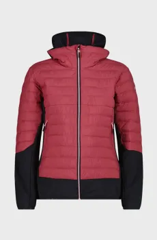 Женская красная куртка HYBRID FIX HOOD PRIMALO Красный XS CMP 35Z2566-B709