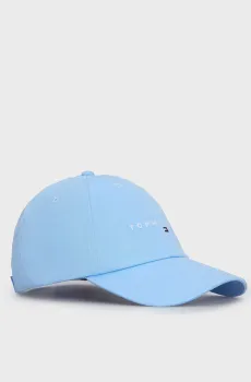 Женская голубая кепка TJW LINEAR LOGO 6 PANEL CAP Голубой ONESIZE Tommy Jeans AW0AW16868