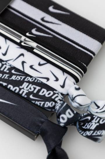 Резинки для волос Nike (9-pack) цвет чёрный Резинки для волос Nike (9-pack) цвет чёрный