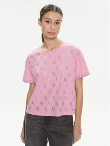 Liu Jo Футболка Moda M/C MA4326 J5904 Рожевий Relaxed Fit Liu Jo Футболка Moda M/C MA4326 J5904 Рожевий Relaxed Fit