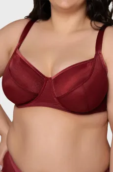 Женский бордовый бюстгальтер Бордовый 70F brabrabra SLZ27301311