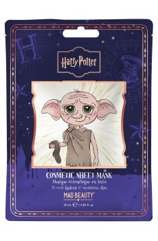 Тканевая косметическая маска для лица Mad Beauty Harry Potter Cosmetic Sheet Mask, Dobby, 25 мл