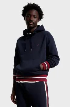 Мужское темно-синее худи BOLD GLOBAL STRIPE Синий L Tommy Hilfiger MW0MW32680