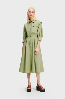 Женское зеленое платье CARGO Зеленый 42 Karl Lagerfeld A2W13005
