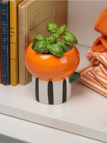 Горщик для квітів - помаранчевий