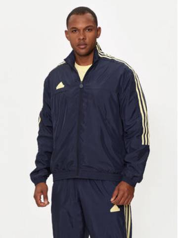 adidas Демісезонна куртка House of Tiro IW3579 Cиній Loose Fit adidas Демісезонна куртка House of Tiro IW3579 Cиній Loose Fit