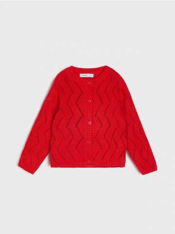 Бавовняний светр - червоний