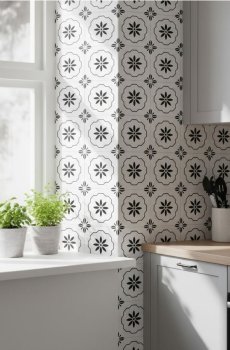 Набір декоративних самоклейних настінних наліпок 10 pack - кремовий