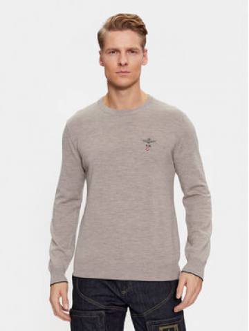 Aeronautica Militare Светр 232MA1388L415 Бежевий Regular Fit Aeronautica Militare Светр 232MA1388L415 Бежевий Regular Fit