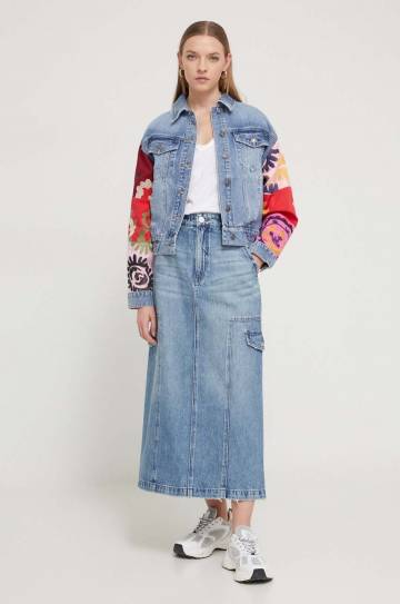 Хлопковая футболка Desigual женский цвет белый Хлопковая футболка Desigual женский цвет белый