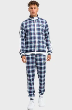 Мужской спортивный костюм в клетку (кофта, брюки) WEMBELY Разноцветный L Lonsdale 117733