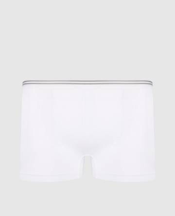 Белые трусы-боксеры Pure Comfort с логотипом Белые трусы-боксеры Pure Comfort с логотипом
