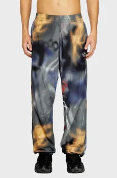 Мужские спортивные брюки с узором P-ARELION Разноцветный M Diesel A21100 0PGBW