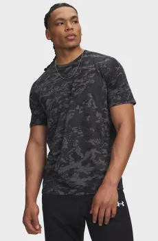 Мужская черная камуфляжная футболка UA ABC CAMO SS Черный L Under Armour 1357727-002