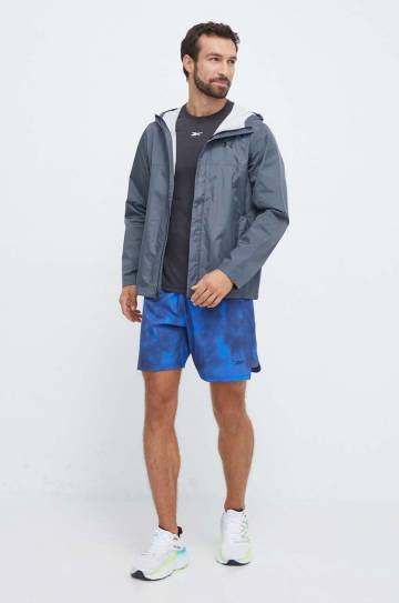 Лонгслив для тренировок Reebok цвет серый однотонный Лонгслив для тренировок Reebok цвет серый однотонный