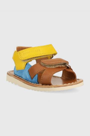 Детские кожаные сандалии Pom Dapi