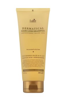 Уценка! Безсульфатный шампунь Lador Dermatical Hair-Loss Shampoo для нормальных и сухих волос, 200 мл