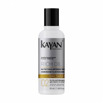 Бальзам-маска Kayan Professional Rich Oil Balm-Mask для сухих и поврежденных волос, 50 мл