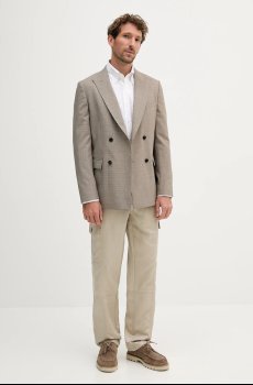 Шерстяной пиджак BOSS H-Houston-DB-253